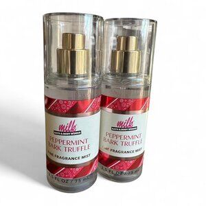 Milk Bar Bath & Body Works Peppermint Bark Truffle Fragrance Mist set of 2